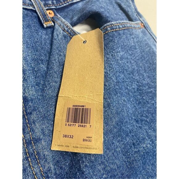 LEVI’S 505 Men’s Jeans 38X32 (36X31) New With Tags Blue‎ SEE DESCRIPTION - Picture 5 of 12